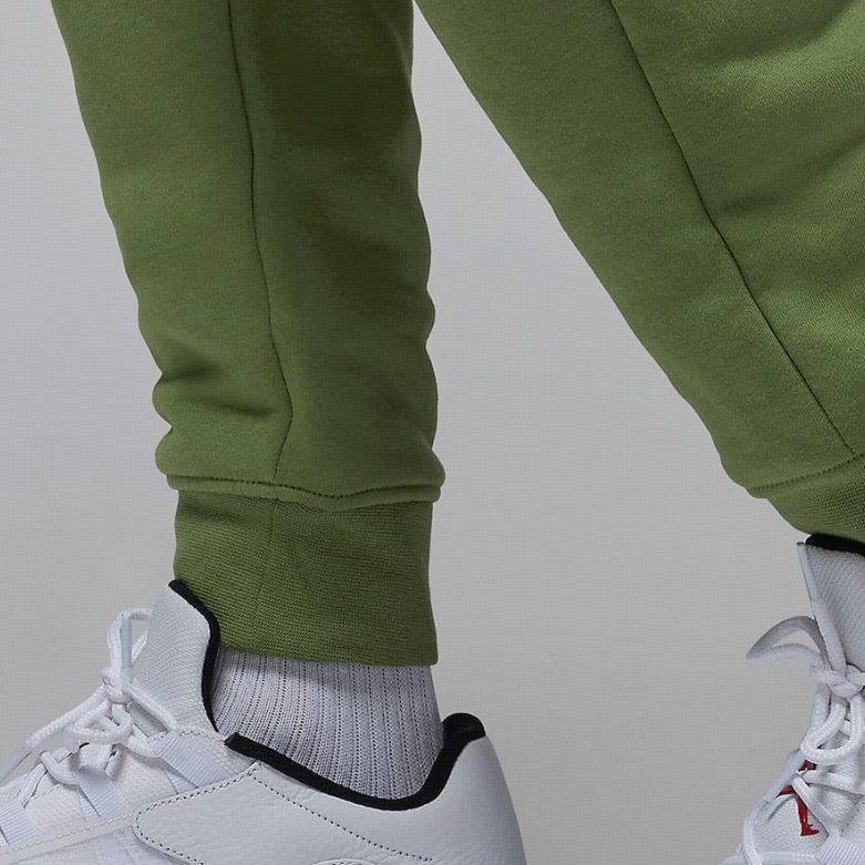 Jordan ESSENTIALS Knitted Sweatpants Men's Light Olive Moderate Cuffed Pants FJ7779-340