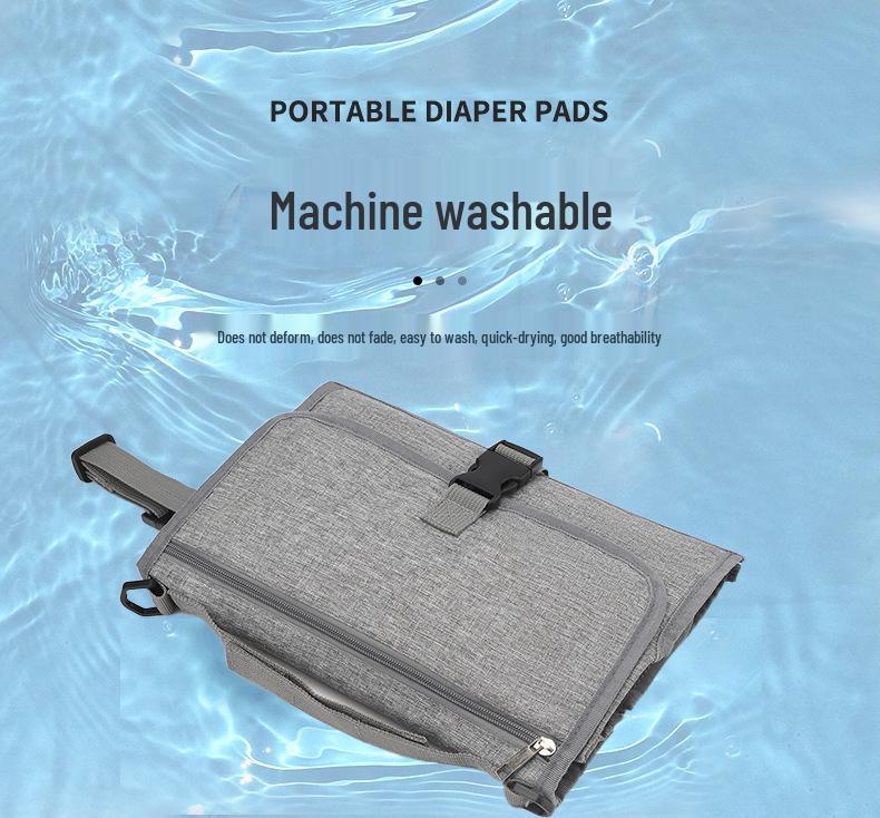 Portable Waterproof Multifunctional Diaper Bag: Lightweight, Leakproof, Foldable Pad for Travel