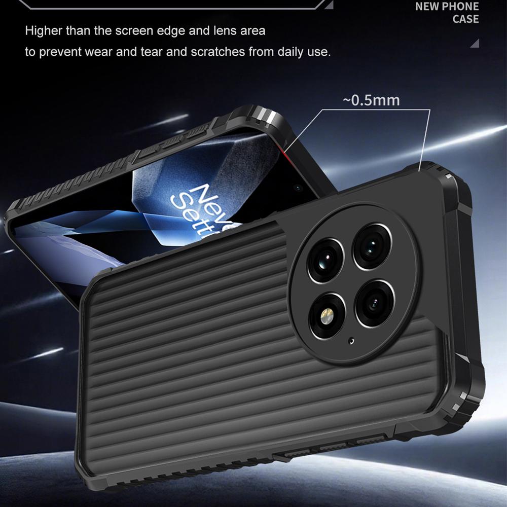 KEYSION Heavy Duty Shockproof Phone Case for OnePlus 13R 5G 13 5G Silicone+PC Translucent Matte Cover for OnePlus 1+ Ace 5 Pro