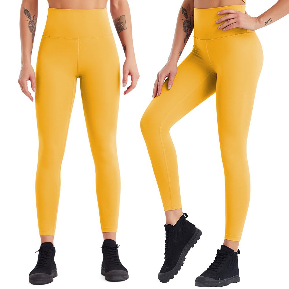 Women's Base Layer Yoga Leggings Pants High Waist Hip Lifting Tights Running Workout Training Gym Fitness Sports Trousers Quick-drying