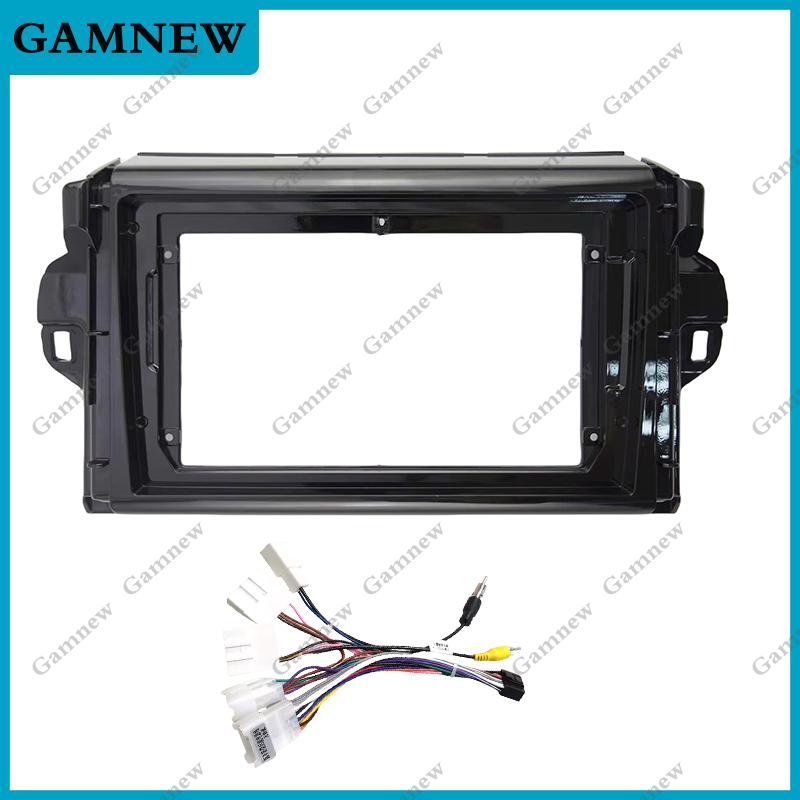 9 Inch Car Radio Fascia Frame Adapter Stereo Android Dashboard Kit Face Plate For Toyota Fortuner 2016-2023