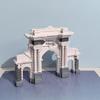 Beijing Landmarks Figurine: Tiananmen, Tsinghua, Bird's Nest, Great Wall, Temple of Heaven, Monument Models