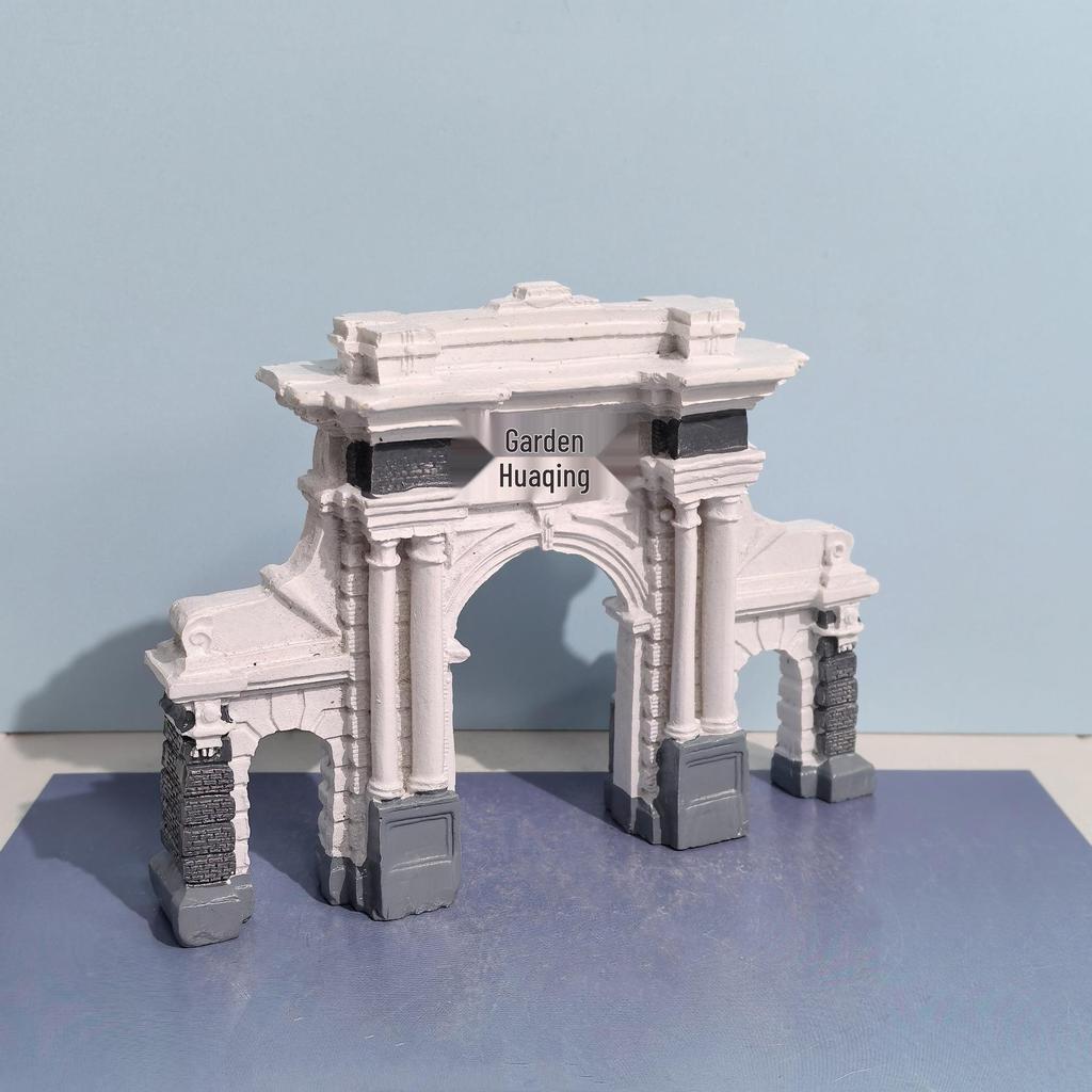 Beijing Landmarks Figurine: Tiananmen, Tsinghua, Bird's Nest, Great Wall, Temple of Heaven, Monument Models