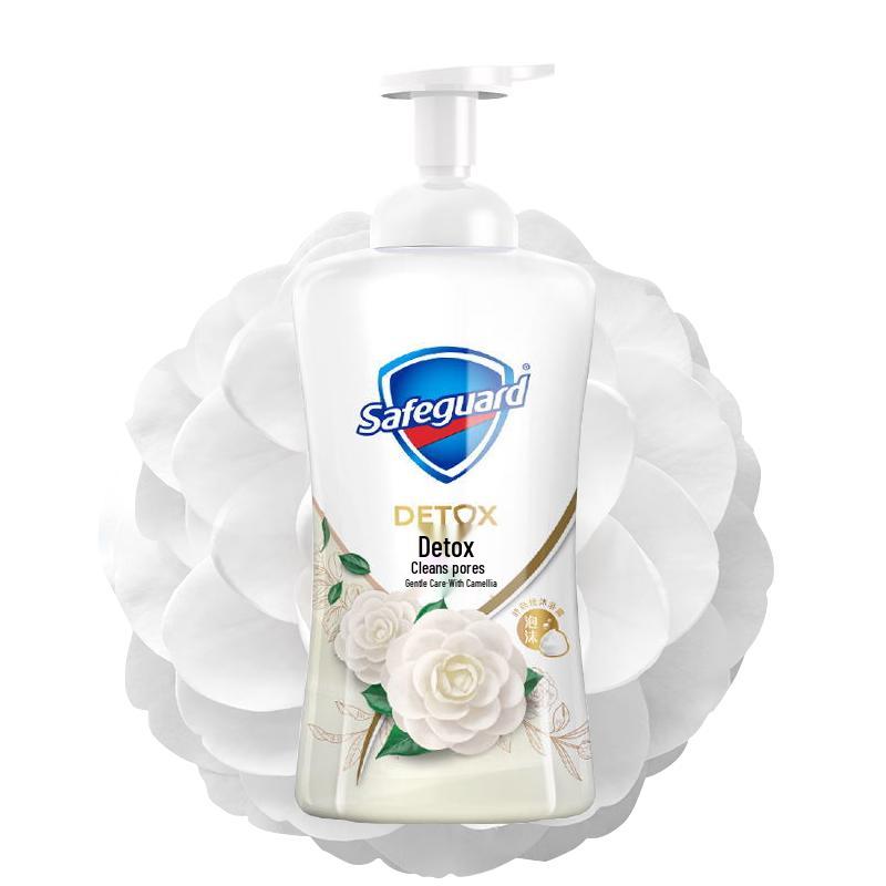 Safeguard Gentle Camellia Scent Foam Body Wash