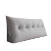 Chenille Headboard Cushion, Double Lumbar Support Pillow, Removable & Washable Backrest