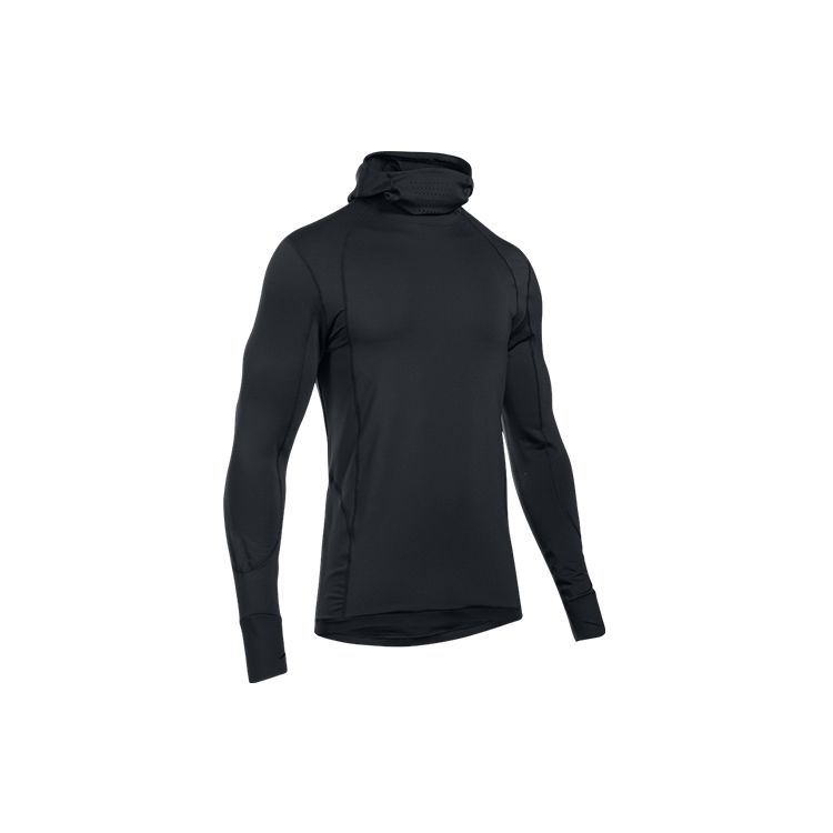 

Under Armour Running Long Sleeve Hooded Sweatshirt Men tops Black 1298837-001 XL