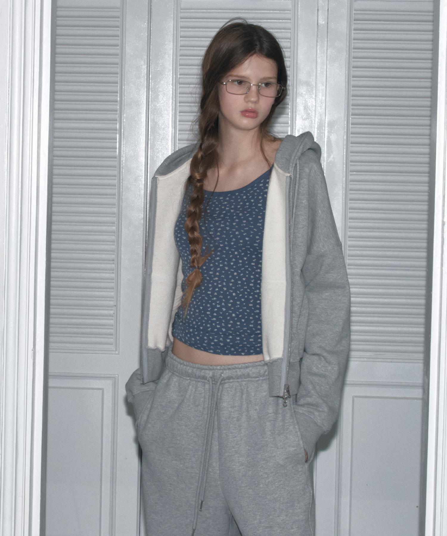 Soire Standard Zip Up Hoodie - Gray