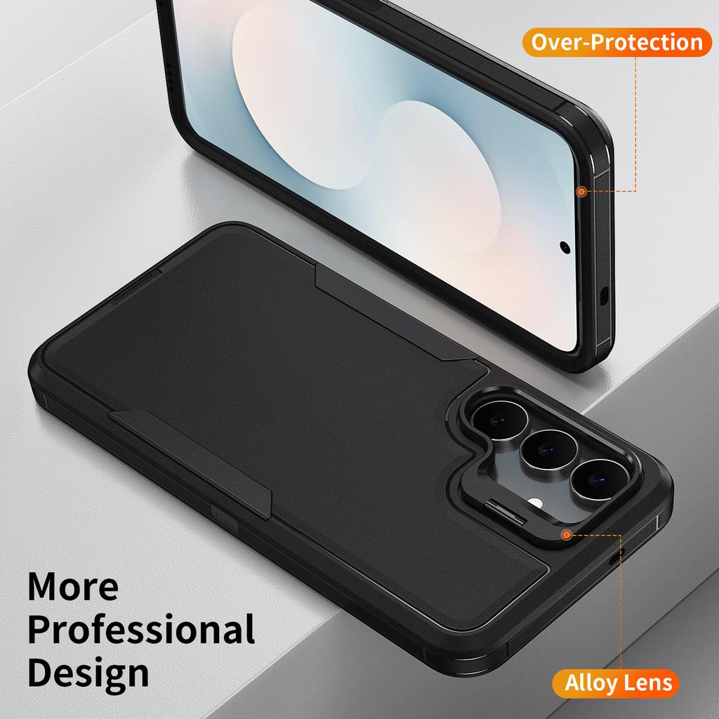 Accessories Stand Case for Samsung Galaxy S26 Ultra S25 FE S24 S26 Plus A57 5G A56 A16 A26 A36 A17 A37 Cell Phone Cover