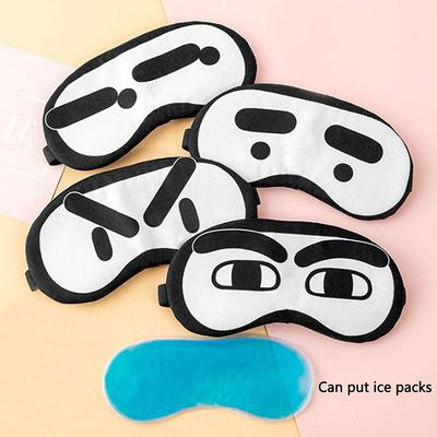 New Cartoon Sleep Eye Mask Cute Funny Anime Eye Cover Sleeping Mask Eye Shade Band Blindfolds Sleep Aids Travel Rest Eyepatch