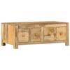 Day and Night - Day and Night Coffee Table with 4 Drawers Solid Mango Wood 90x50x35 Cm