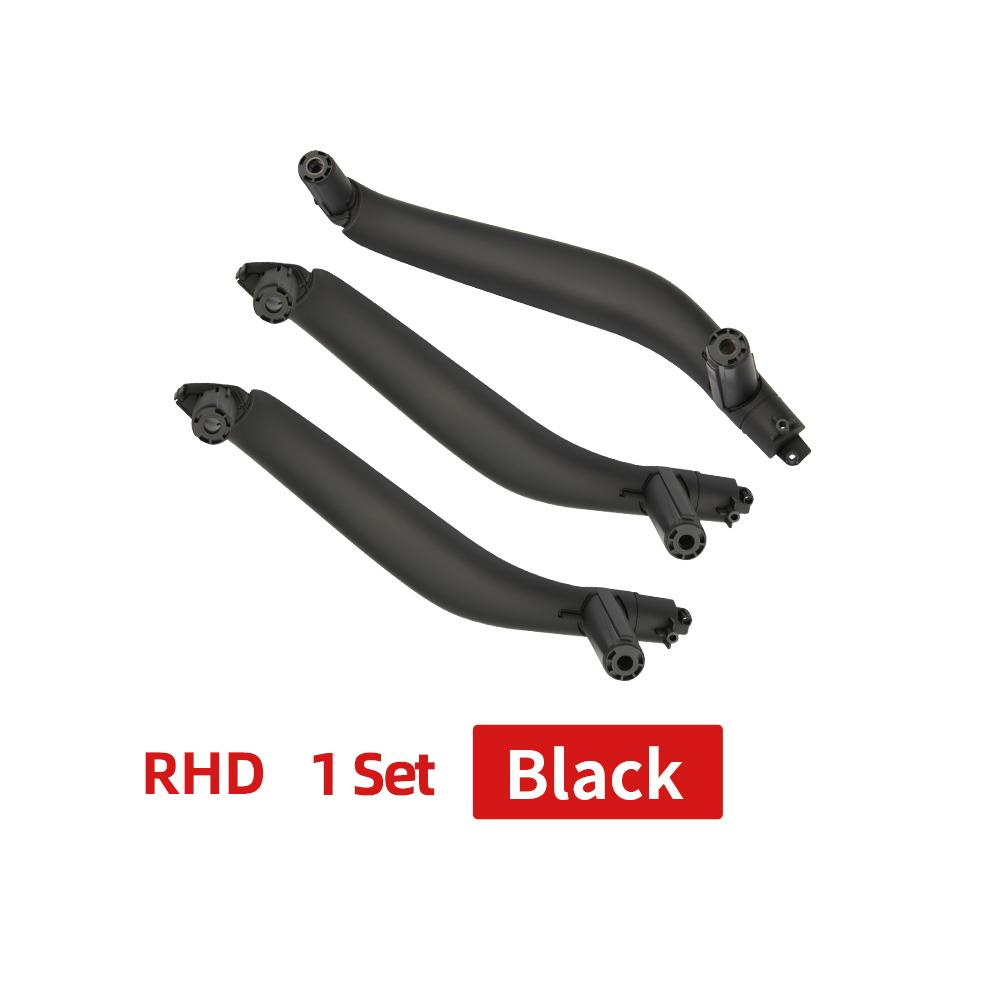 3PCS SET LHD RHD Carbon Fiber Interior Passenger Door Handle Inside Panel Replacement For BMW X5 X6 F15 F16 2014-2018