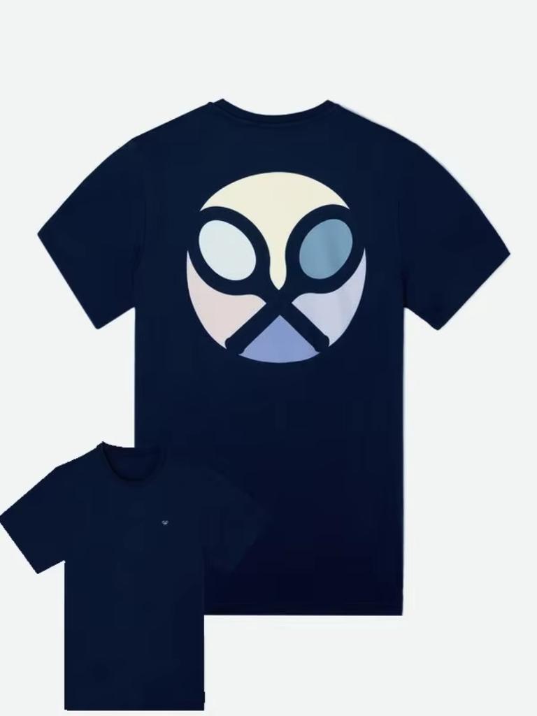 2025 Silbon Summer Tennis Season Cotton T Shirt Men's Women's Classic Print Cotton Casual Round Neck Short Sleeve Unisex Tee
