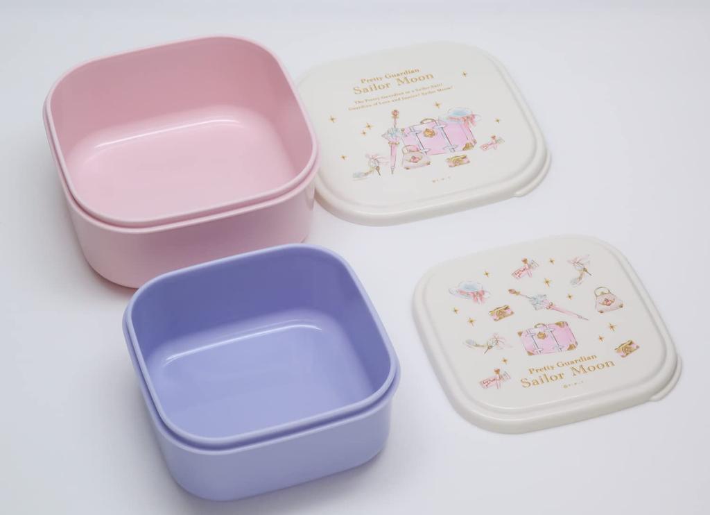 OSK Sailor Moon Seal Container Set SSP22 Lavender 2-Piece