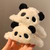 Cute Plush Doll Panda Hair Claw  Cartoon Korean Style Animal Shark Clip Large Size Winter Hair Clip Girls Daily Headwear