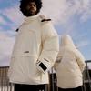 Cross-border European and American Trendy Brands Alcatraz Embroidered Letters Reflective Mid-length Thickened Cotton Jacket for Men and Women, High 