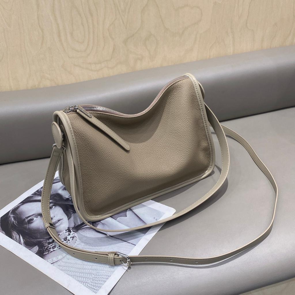 Top Layer Soft Cowhide Small Square Bag High End Single Shoulder Crossbody Bag New Large Capacity Genuine Leather Women's Bag
