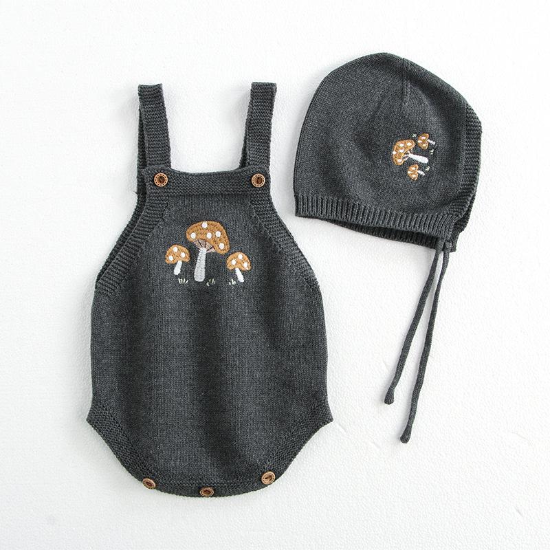 Unisex Baby Crawling and Toddler Clothes: Long-Sleeve Sweater Romper