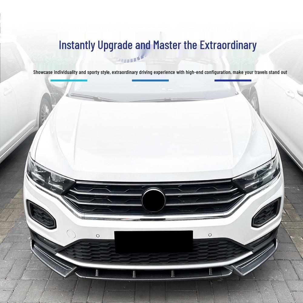 Volkswagen T-Roc Standard Edition Front Lip Spoiler Corner Protectors