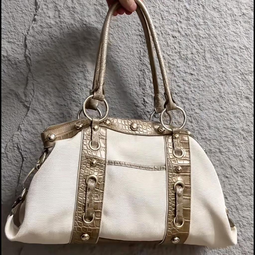 Moda Vintage Americana Y2k Fibbia Metallica Borchie Cinturino Borsa Grande Capacità Portafoglio Cellulare Borsa a Spalla Borsa Donna Portamonete