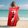Former FC Barcelona player Cristiano Ronaldo plays for Al-Nassr FC soft beach towel, outdoor camping vacation swimming beach towel H22