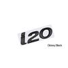 CMQW3 3D For Hyundai I20 Logo Emblem Glossy Black Chrome Silver Red Metal Badge Decal Car Sticker Accessories