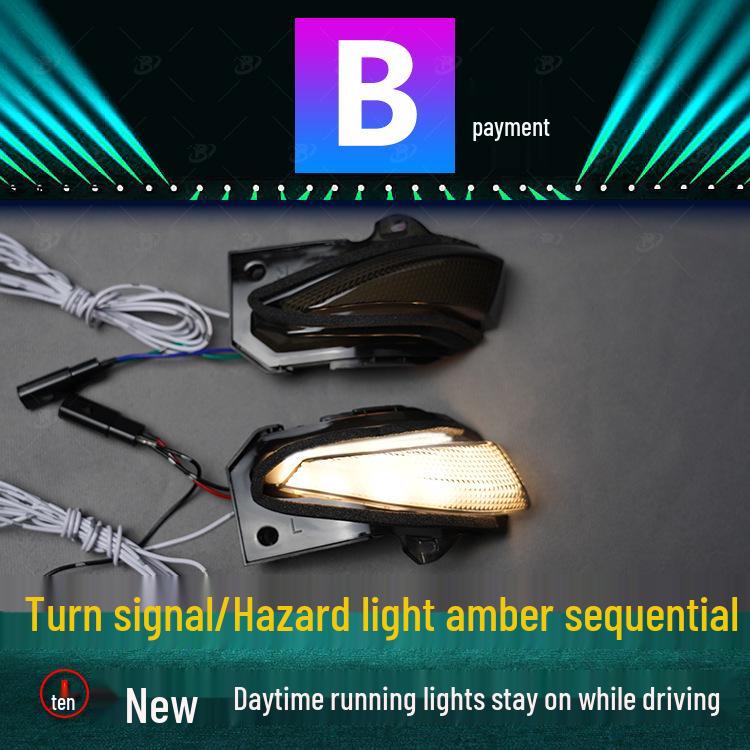 Toyota New Levin Rearview Mirror Sequential Turn Signal & Daytime Running Light - Blue Touch
