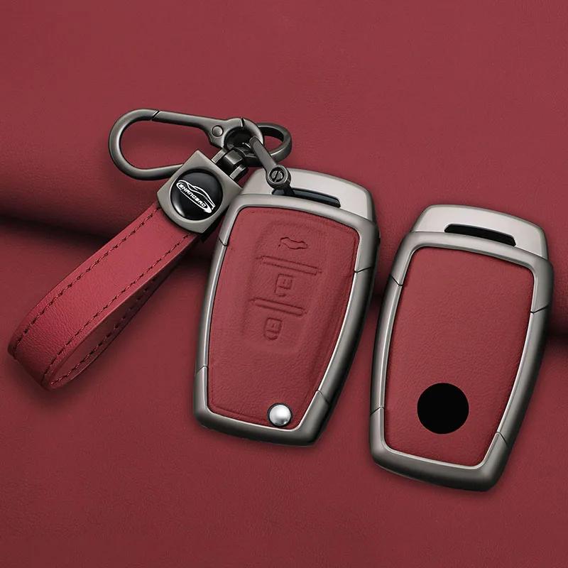 Custodia Cover Guscio Portachiavi Auto Pieghevole in Lega alla Moda Per Ssangyong Kyron 2 Sanka Actyon Korando Tivoli Protezione Portachiavi Accessori