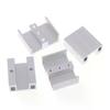 Mechanical Fixture Fittings Aluminum Strip Single Groove/Double Groove Connection Fixing Block Through Hole 2M5 M5