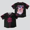 Men's and Women's Same Baseball Uniforms, European and American Baseball Tops, 3D Digital Printing Sportswear, Game Training Uniforms