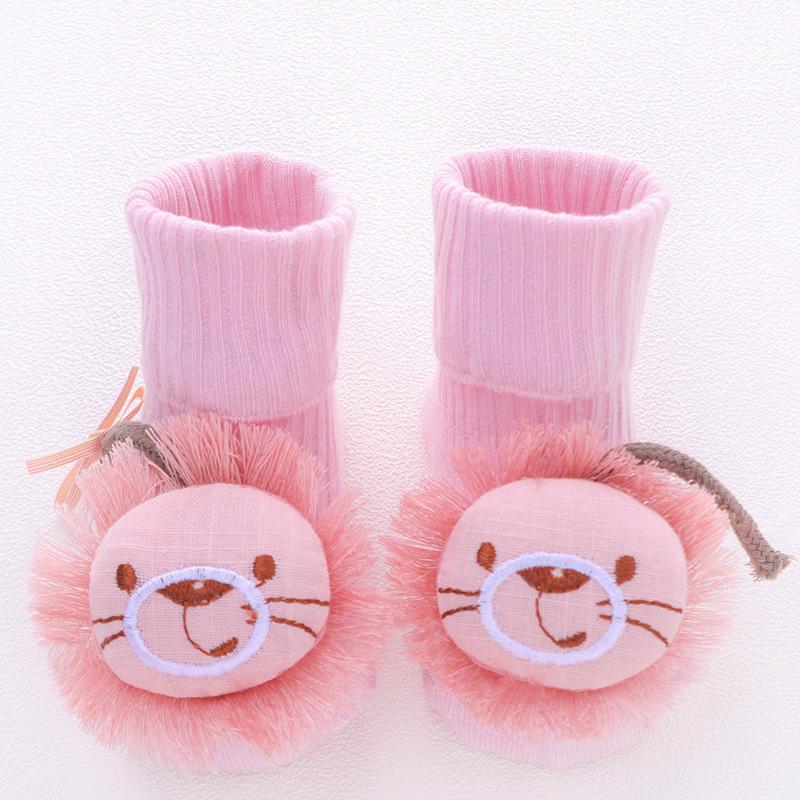 Baby Socks Girls Clothes Boys Slipper Newborn Accessories Anti Slip Bow Lion Cute Kids Toddlers Children Gift Infant Stuff Toy