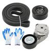 90K-38178A Drive Belt Tensioner Pulley Kit Fit for I-280/i-350 2006, I-290/i-370 2007-2008 Replaces 45547