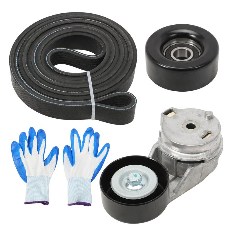 90K-38178A Drive Belt Tensioner Pulley Kit Fit for I-280/i-350 2006, I-290/i-370 2007-2008 Replaces 45547