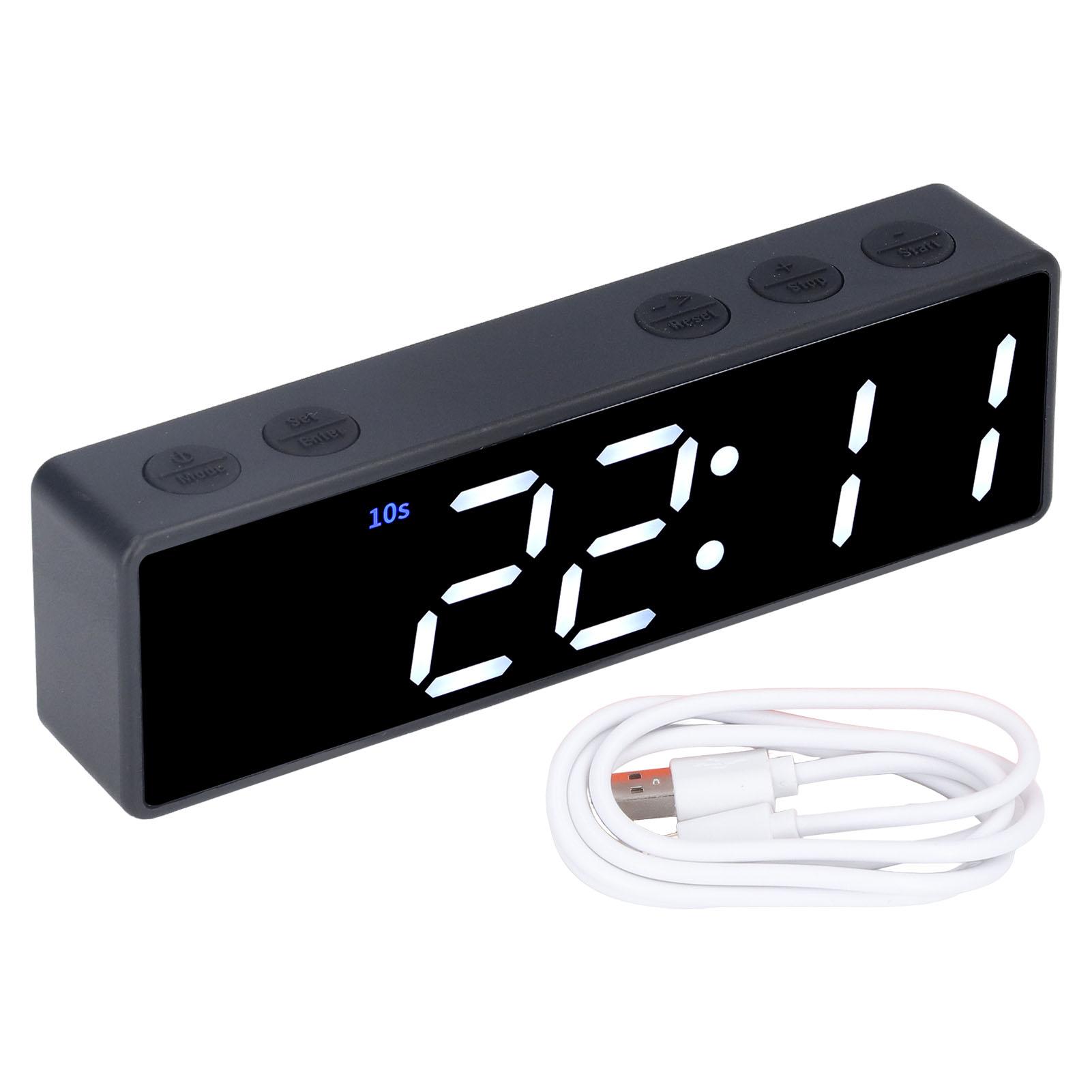 

Тренировочный таймер светодиодный цифровой таймер многофункциональный электронный настольный часы для фитнеса в спальне