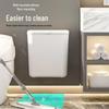 Wall-Mounted Bathroom and Kitchen Trash Can with Lid