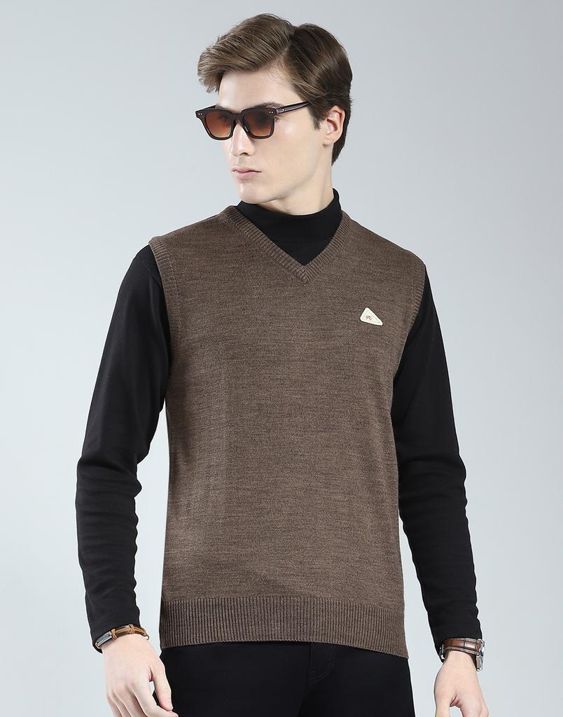 Monte Carlo Men's V Neck Sleeveless Sweater