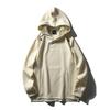 Space Cotton Air Layer Hoodie Men's Spring and Autumn Fashion Brand Export Men's Clothing American Heavy Hood Casual Outerwear