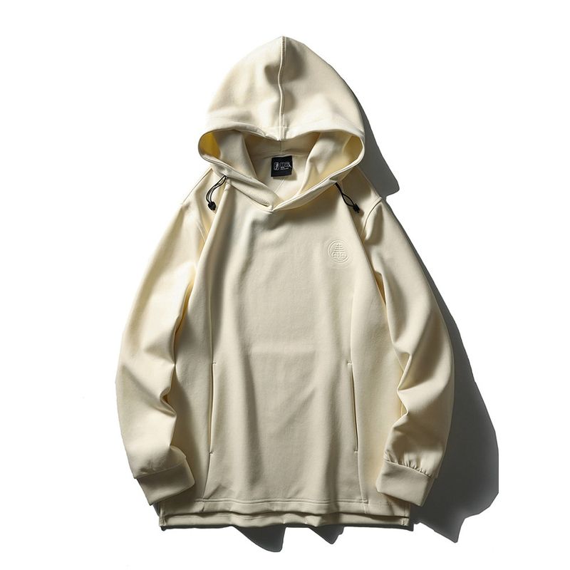 Space Cotton Air Layer Hoodie Men's Spring and Autumn Fashion Brand Export Men's Clothing American Heavy Hood Casual Outerwear
