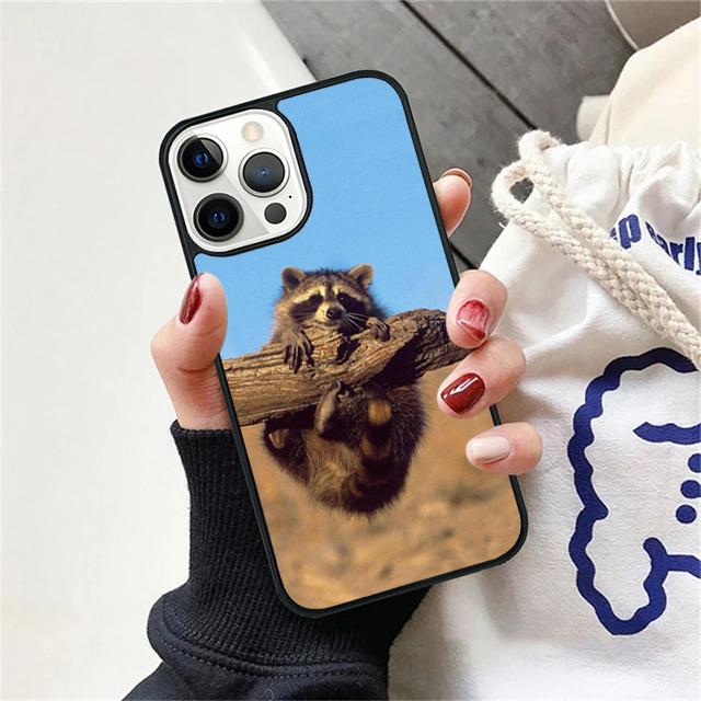raccoon Unique Design Phone Case Cover For iPhone 17 Air 15 16e 14 13 12 Pro Max 11 Pro Max Plus Coque Shell