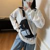 Sport Chest Bag Contrast Shoulder Bag Commuter Crossbody Bag