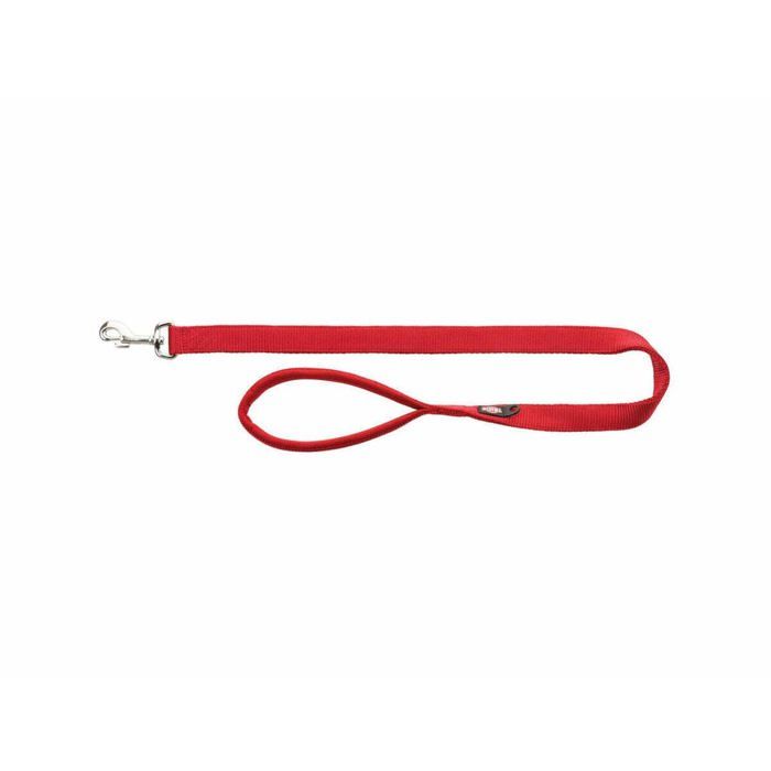 Dog Leash - TRIXIE - Premium Red - 1.80 M X 20 Mm - Nylon - Swivel Clip