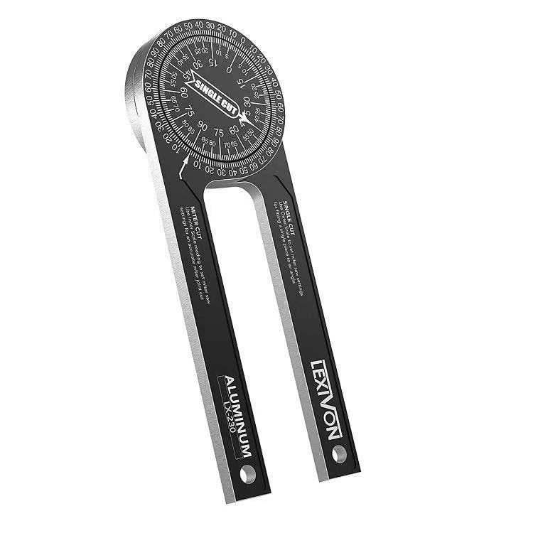 Industrial Grade 360 Horizontal Angle Gauge Protractor for Woodworking & Router Tools Miter Saw & Drill Locator