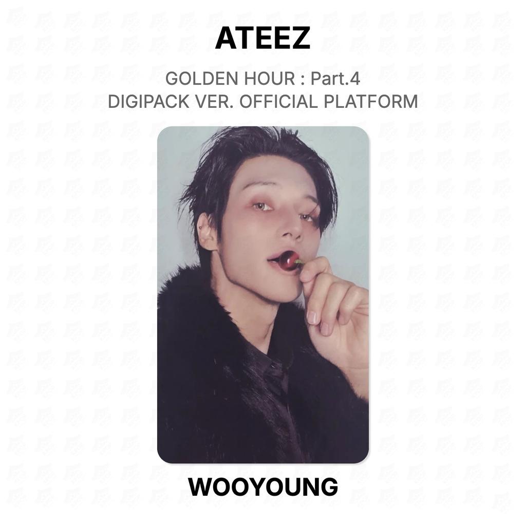 ATEEZ GOLDENE STUNDE : Teil 4 DIGIPACK VERSION. OFFIZIELLE PLATTFORM Offizielle Fotokarte