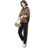 Women's Petite Fashion Tracksuit - Spring 2025 Little Fragrance Style Two-Piece Set