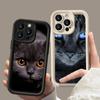 LZ3 Black Cat Green Eyes Silicone Phone Case for Xiaomi 11 Lite 5G 14T Redmi 14C 13C A3 Note 12 11 9 10 13 Pro Plus Shockproof Back Cover