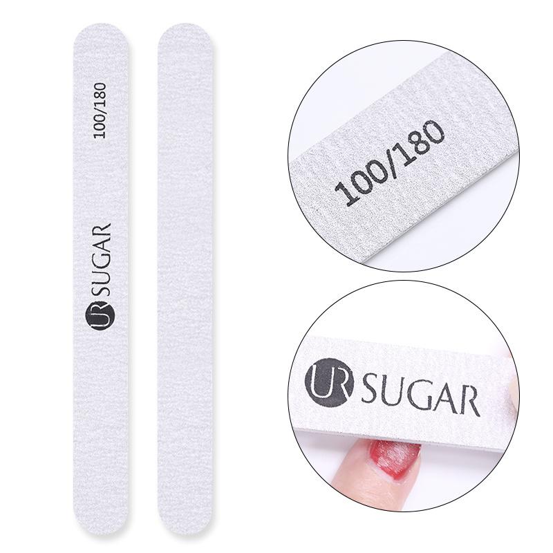 

UR SUGAR 1 мм шлифовальная пилочка для ногтей с зернистостью 100/180, деревянная шлифовальная пилочка для формирования маникюра, педикюра, инструмент для дизайна ногтей