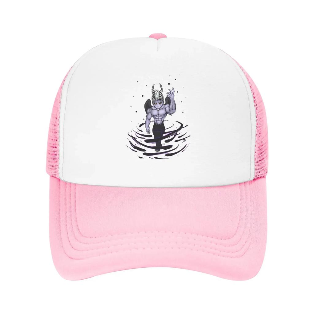 Gothic Street Punk Gray Demon Hendy Purple Pool Party Mesh Baseball Caps For Mens High-end Female Beach Bucket Hat Snapback Cap