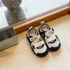 New Summer Children Sandals For Boys Mesh Breathable Sport Shoes Cut-out Soft Sole Closed Toe Beach Girls Sandals EU 26-36