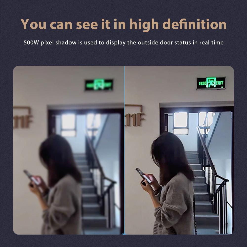 Campanello citofono visivo wireless con schermo IPS da 4,3 pollici 2.4G con schermo, wireless intelligente