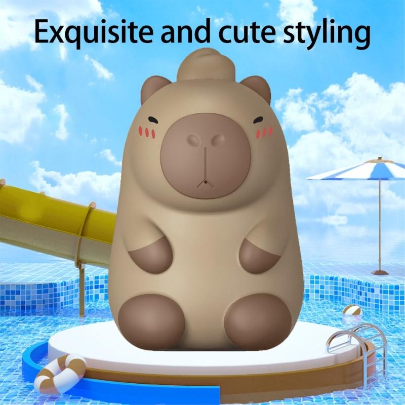 2PCS Water Squirt Guns for Children Capybara Water Guns Summer Outdoor Activity Water Fighting Baby Bath Play Pool Toy