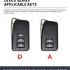 DRLGC1 for Lexus NX 200 NX300H RX 350 450H ES 350 ES 300h Zinc Alloy Car Key Case Cover Protect Shell Auto Remote Keychain Accessories